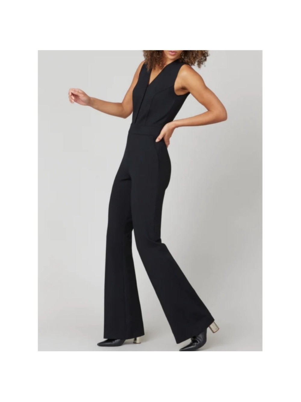 NWT Spanx | Perfect Sleeveless Jumpsuit In Classic Black, Womens
2X